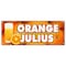 Signmission ORANGE JULIUS BANNER SIGN fresh drinks cold ice soda water B-Orange Julius - alternate 1